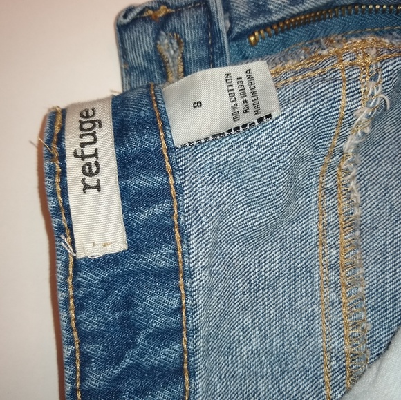 Refuge high waisted distressed denim jeans size 8 - Picture 6 of 8